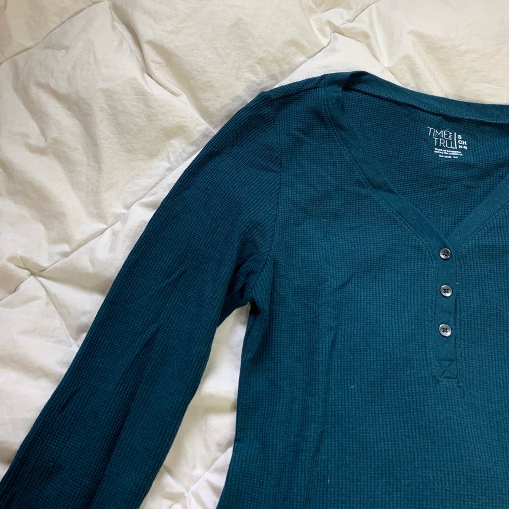 Waffle Knit Long Sleeve